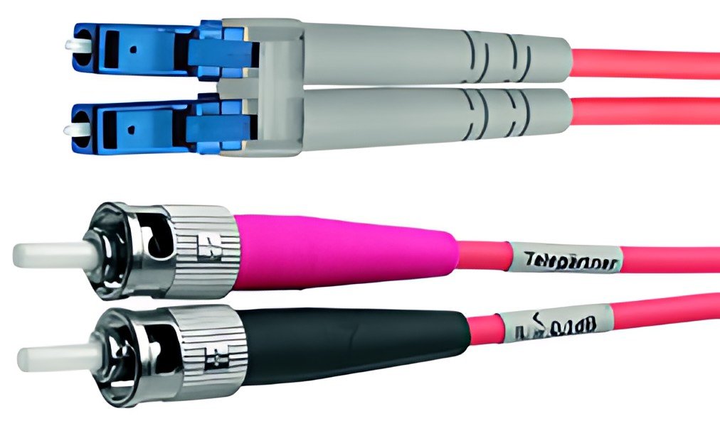 Telegärtner Câble à fibre optique, LC-Duplex, OM3, 2 m