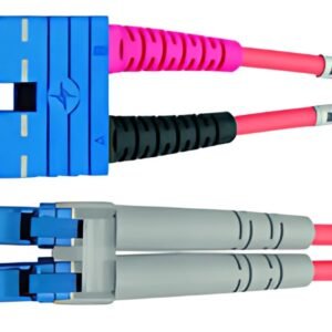 Telegärtner Câble à fibres optiques, LC-Duplex mâle - SC-