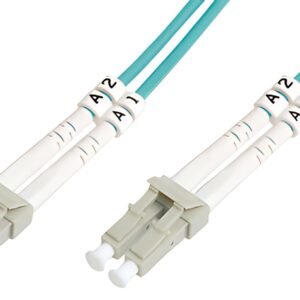 DIGITUS Câble patch fibre optiq., 3 x LC - 2 x LC, OM3,10,0m