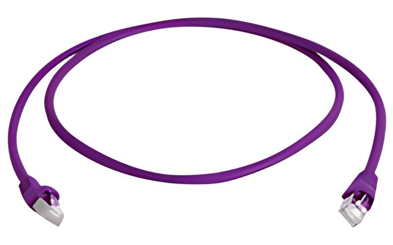 Telegärtner Câble patch, Cat.6A (profond),S/FTP, 1 m, violet