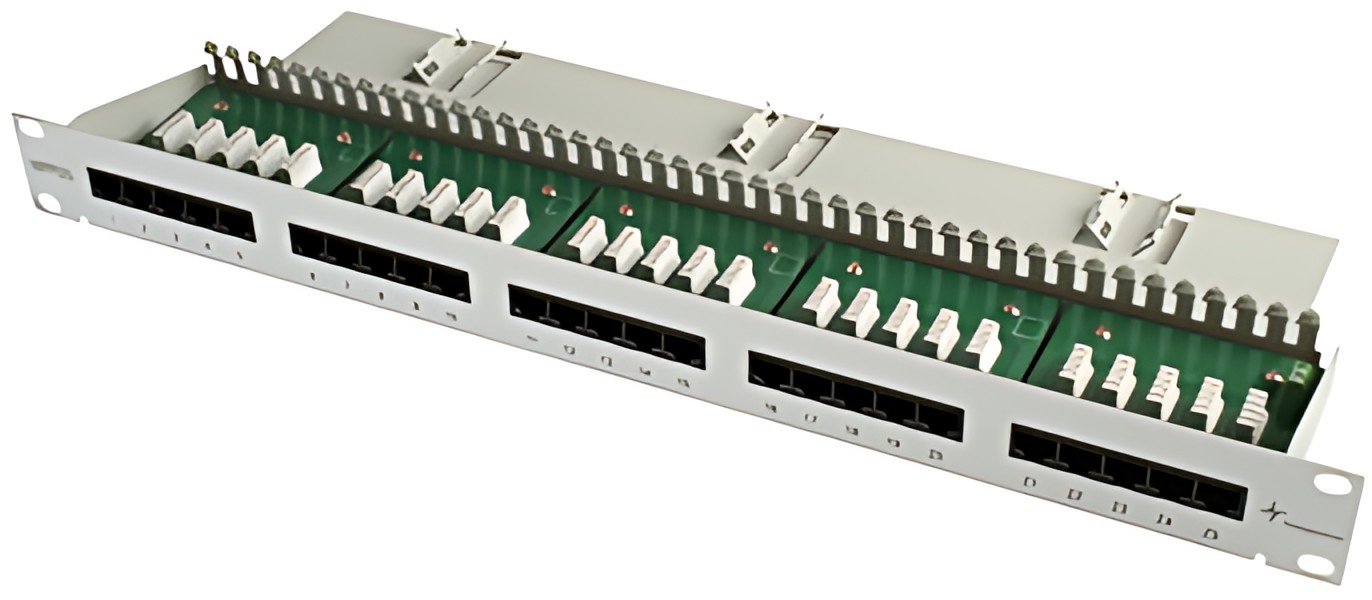 Telegärtner Panneau de brassage RNIS 19"  50 RNIS RJ45 port