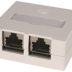 Telegärtner Boîte de raccordement VAD Cat.6 Ea, 2 x RJ45,