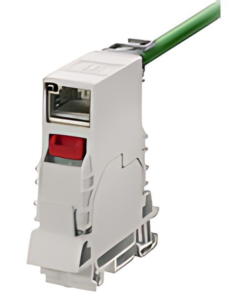 Telegärtner Connecteur pour rail STX, + module B RJ45