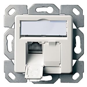 Telegärtner boîtier canal d'allège AMJ45,cat.6A,2 ports RJ45