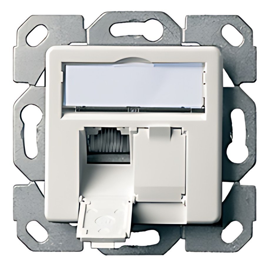 Telegärtner boîtier canal d'allège AMJ45,cat.6A,2 ports RJ45