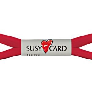 SUSY CARD Ruban cadeau "Easy", 6 mm x 3 m, rouge