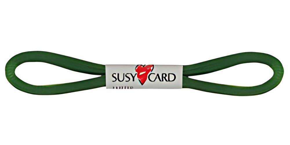 SUSY CARD Ruban cadeau "Easy", 6 mm x 3 m, vert foncé