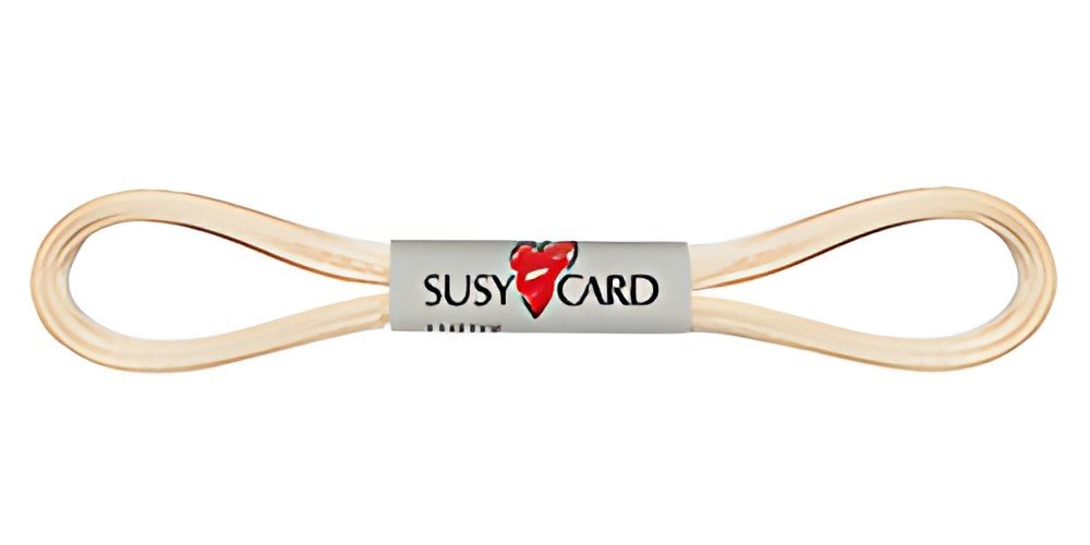 SUSY CARD Ruban cadeau "Easy", 6 mm x 3 m, champagne