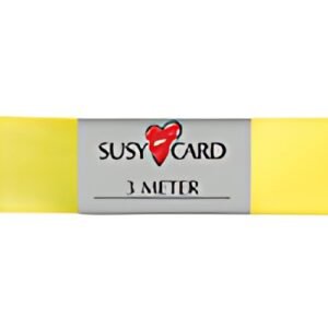 SUSY CARD Ruban cadeau "double satin", 15 mm x 3 m, jaune
