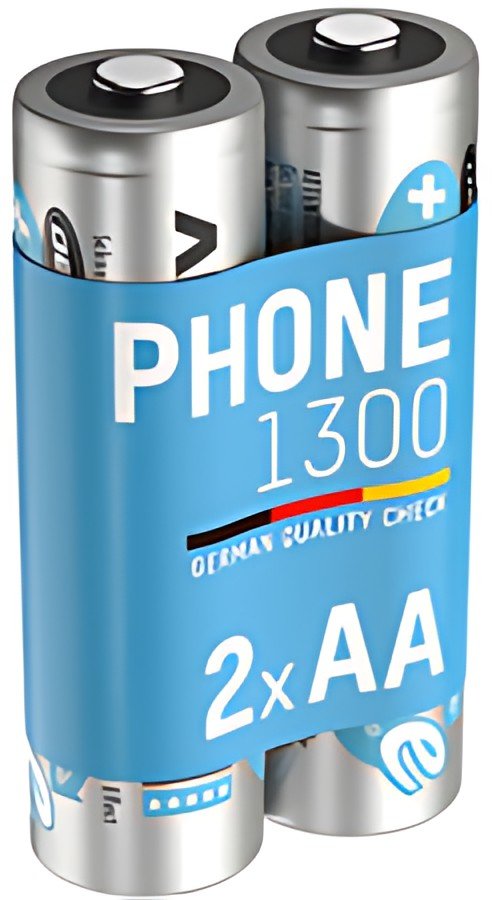 ANSMANN Pile Dect NiMH, Mignon AA, 1.300 mAh, blister de 2