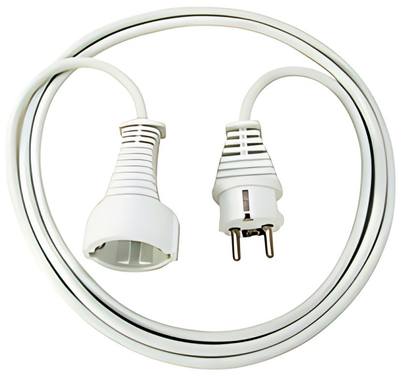 rallonge brennstuhl, plastique, blanc, 10 m