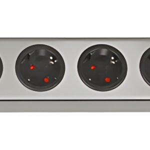 multiprise brennstuhl « Super-Solid », 5 prises, argent