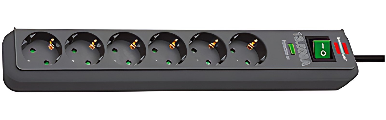 multiprise de protection contre les surtensions brennstuhl Eco-Line