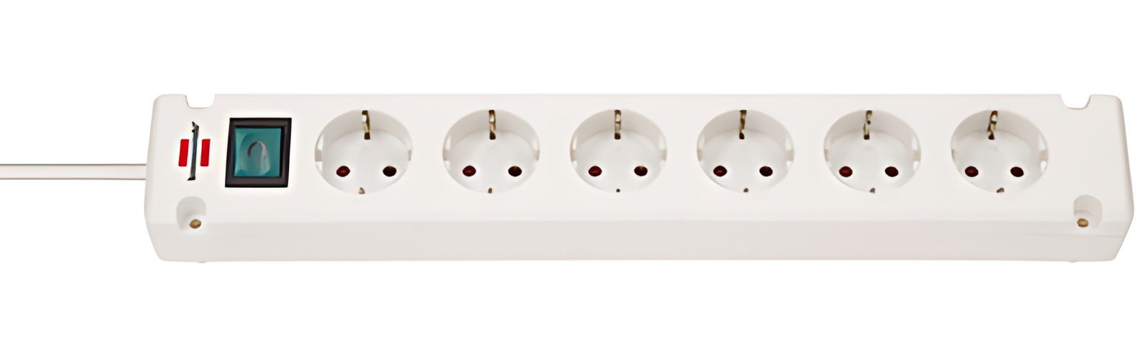 brennstuhl Multiprise Bremounta, 6 prises, blanc