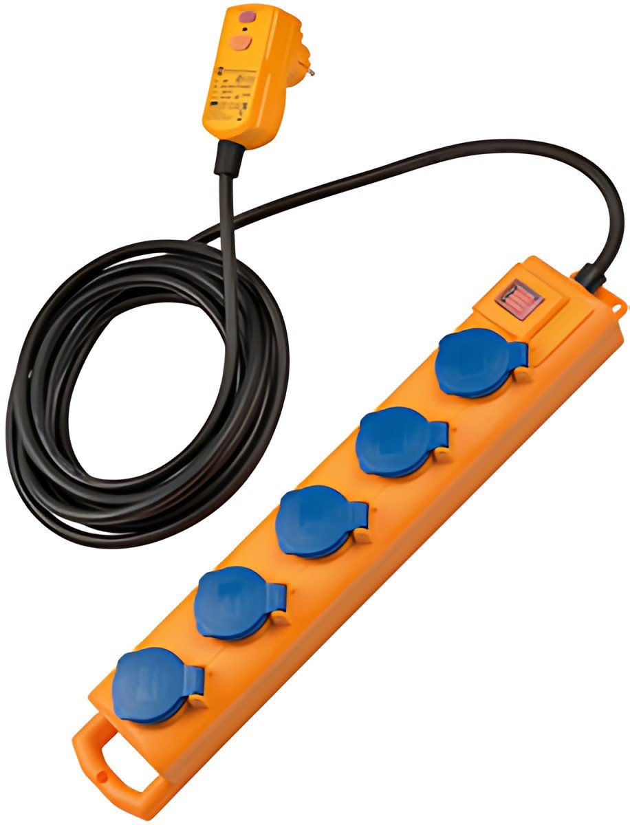 multiprise brennstuhl Super-Solid, IP54, 5 prises