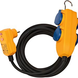 Câble adaptateur de protection Brennstuhl IP54, quadruple, longueur : 5,00 m