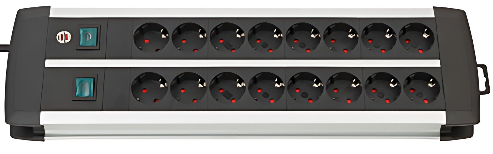 multiprise brennstuhl Premium Duo Alu-Line, 16 prises