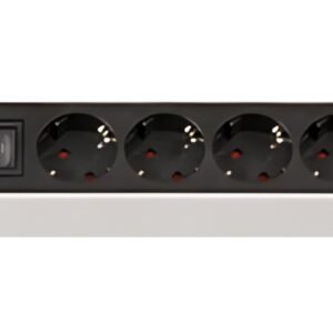 brennstuhl Multiprise Ecolor, 4 prises, blanc/noir