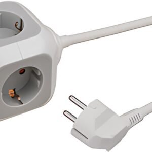 brennstuhl prise cube ALEA-Power, 4 prises, gris clair