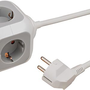 brennstuhl prise cube ALEA-Power, 4 prises, gris clair