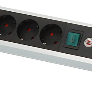 Brennstuhl multiprise de table en aluminium, ligne de bureau, 4 prises