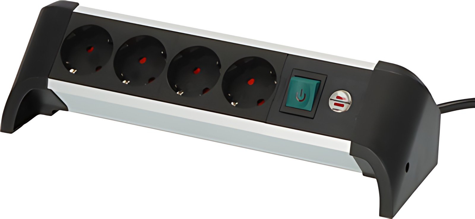 Brennstuhl multiprise de table en aluminium, ligne de bureau, 4 prises