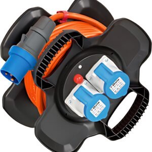 brennstuhl enrouleur de câble en caoutchouc X-Gum CEE IP 44, orange