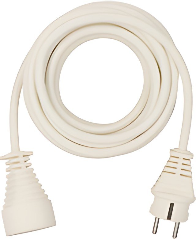brennenstuhl Rallonge électrique, plastique, blanc, 5 m