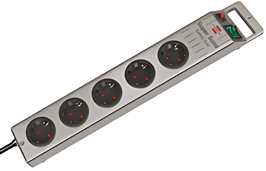brennenstuhl Multiprise "Super-Solid" 5 prises, argent