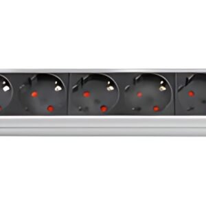 brennstuhl multiprise 19" "Alu-Line", 8 prises, 1 U