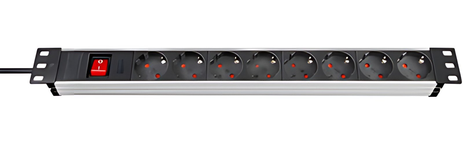 brennstuhl multiprise 19" "Alu-Line", 8 prises, 1 U