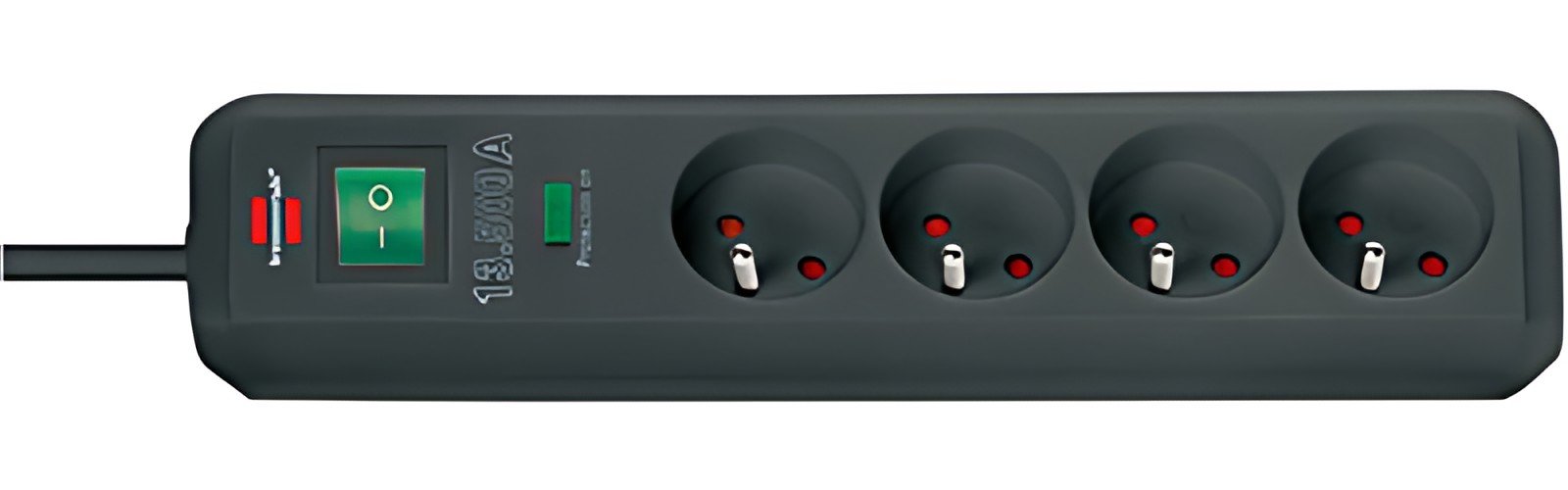 brennenstuhl Prolongateur multiprise "Eco-Line", 4 prises