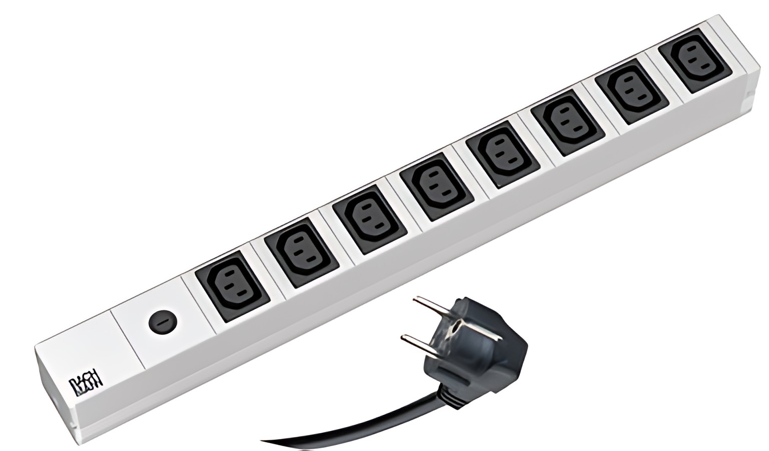 BACHMANN Multiprise 19", 8 ports sans prise mâle