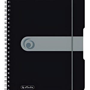 herlitz Cahier à spirales easy orga to go, A5, noir