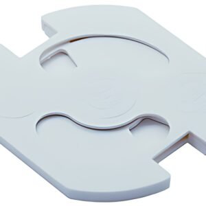 BACHMANN cache-prise Teddy-Automatic serie 6320, blanc