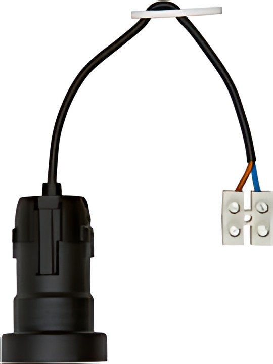 BACHMANN Douille pour ampoule E27, plastique, câble 0,2 m