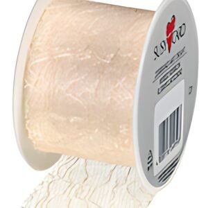 SUSY CARD Ruban cadeau, sur bobine "Lace ", crème