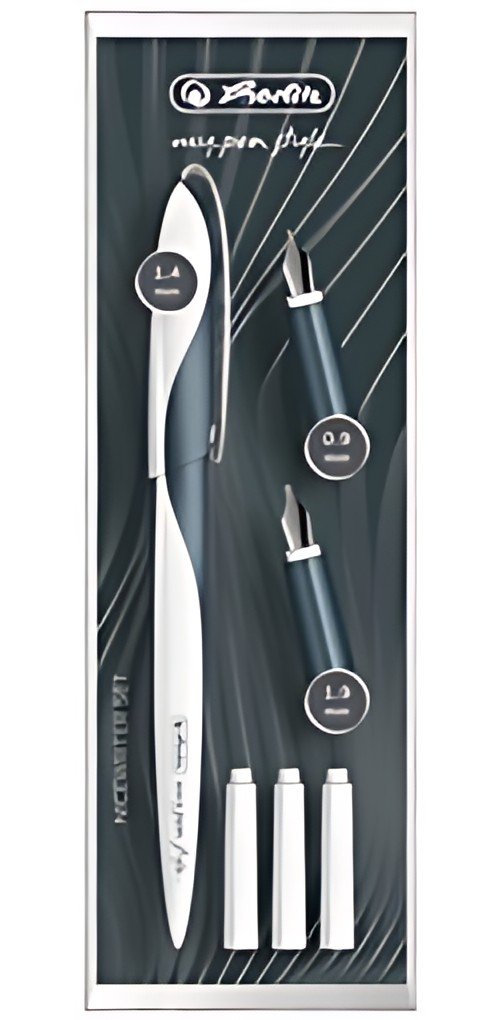 herlitz Kit de calligraphie my.pen Nicewriter "Dark Shale"