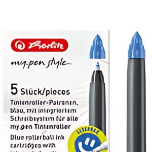 herlitz Cartouches pour stylo roller my.pen, bleu royal