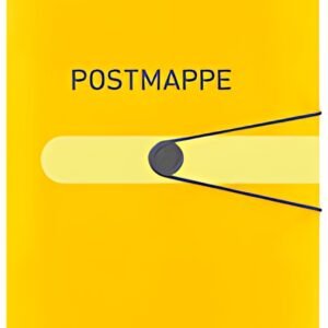 chemise postale herlitz easy orga to go, film PP, DIN A4, jaune