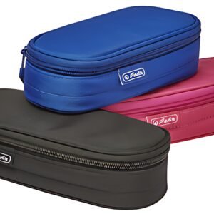 herlitz Trousse, en nylon, bleu