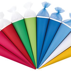 cône d'école herlitz, rond, 700 mm, couleurs assorties