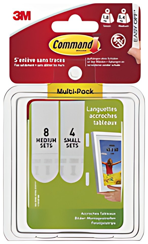 3M Command Languettes de fixation pour cadres, multipack