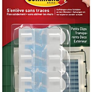 3M Command Clip pour câbles, extérieur, transparent