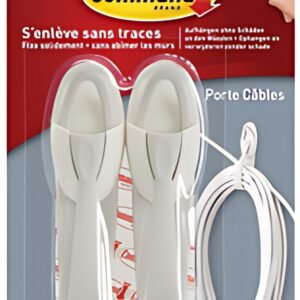 3M Command Crochet porte-câbles, taille: M, blanc
