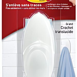 3M Command Crochet pour salle de bain, plastique, blanc