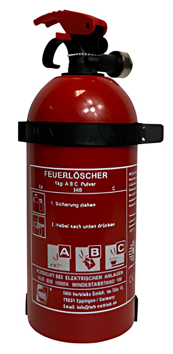 Extincteur IWH pour véhicules automobiles, 1 kg, DIN EN 3