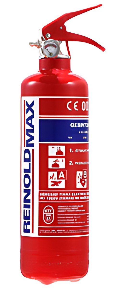 Extincteur REINOLD MAX pour véhicules automobiles, 2 kg, DIN EN 3