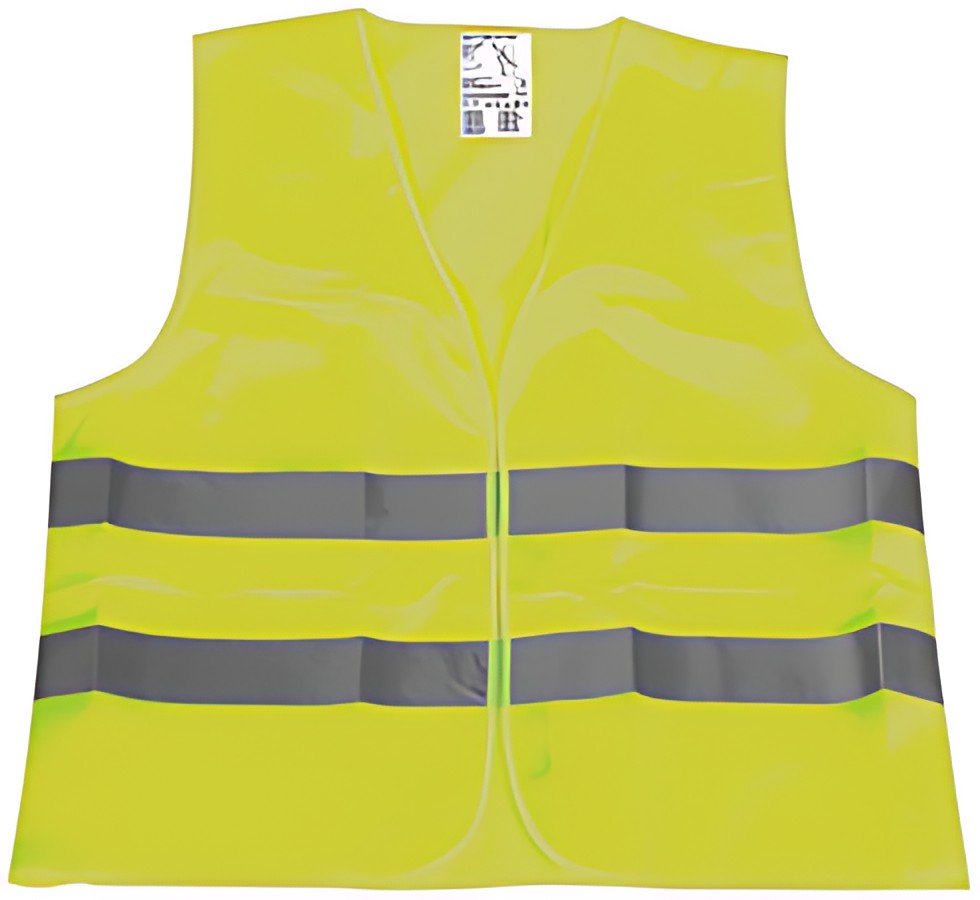 IHW Gilet de sécurité, norme EN 471, jaune