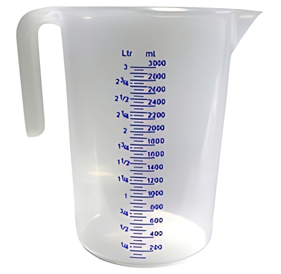 IWH Pichet gradué, transparent, contenu: 1 litre